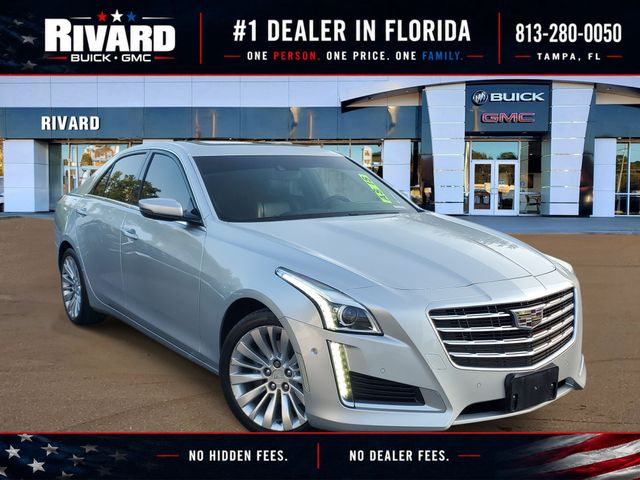 Radiant Silver Metallic 2017 Cadillac CTS Sedan All-Wheel Drive 8-Speed Automatic