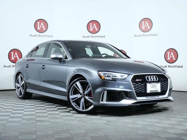 Daytona Gray Pearl 2018 Audi RS 3 Sedan All-Wheel Drive 7-Speed Automatic