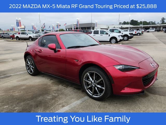 Soul Red Crystal Metallic 2022 Mazda MX-5 Miata RF Grand Touring RWD Convertible Rear-Wheel Drive 6-Speed Automatic