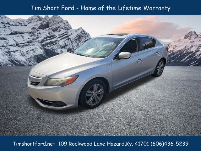 Silver 2013 Acura ILX 2.0L FWD Sedan Front-Wheel Drive Continuously Variable Transmission