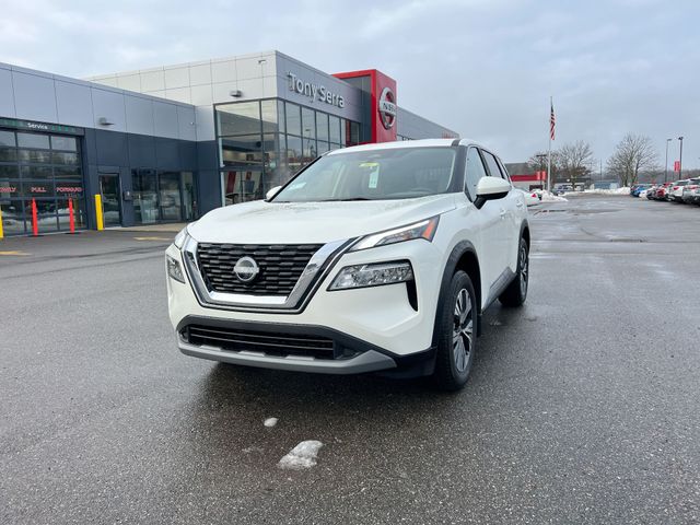 Pearl White Tricoat 2023 Nissan Rogue SV AWD SUV / Crossover All-Wheel Drive Continuously Variable Transmission