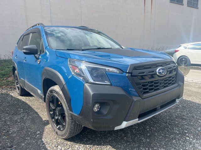 Geyser Blue 2022 Subaru Forester Wilderness Crossover AWD SUV / Crossover All-Wheel Drive Continuously Variable Transmission