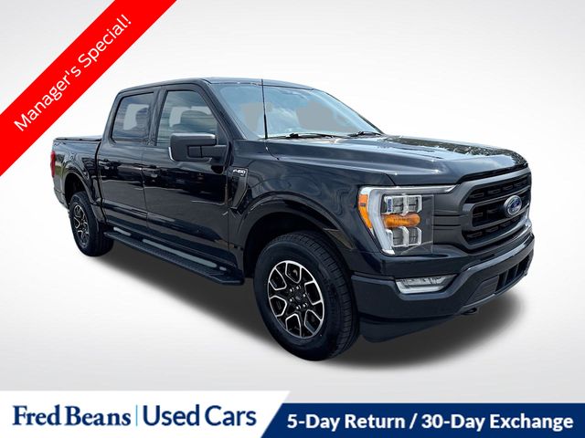 Black Metallic 2022 Ford F-150 Pickup Truck Four-Wheel Drive Automatic
