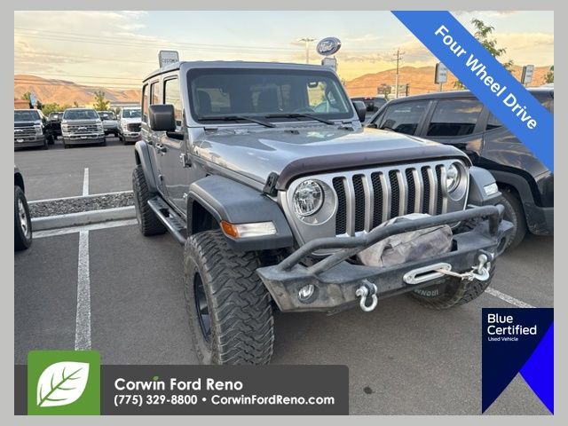 Billet Silver Metallic Clearcoat 2020 Jeep Wrangler SUV / Crossover Four-Wheel Drive 8-Speed Automatic