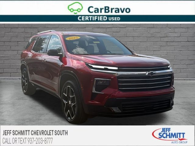Radiant Red Tintcoat 2025 Chevrolet Traverse SUV / Crossover Front-Wheel Drive 8-Speed Automatic