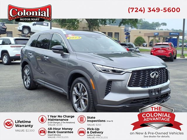 Gray (Graphite Shadow) 2023 INFINITI QX60 SUV / Crossover All-Wheel Drive 9-Speed Automatic