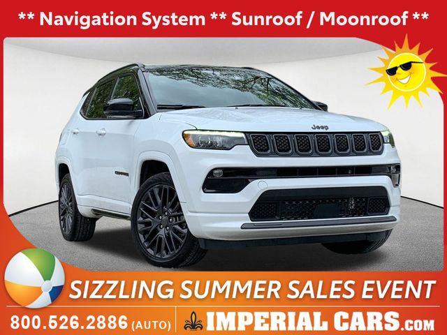 Bright White Clearcoat 2023 Jeep Compass High Altitude 4WD SUV / Crossover Four-Wheel Drive 8-Speed Automatic