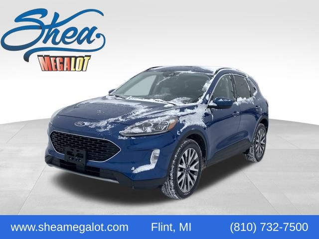 Blue 2022 Ford Escape Titanium AWD SUV / Crossover All-Wheel Drive 8-Speed Automatic