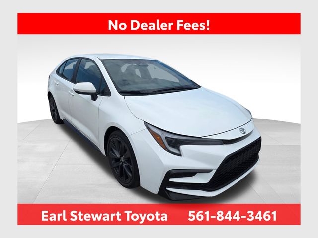 Ice 2023 Toyota Corolla SE FWD Sedan Front-Wheel Drive Continuously Variable Transmission