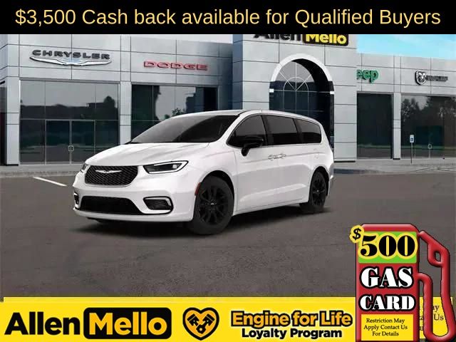Bright White Clearcoat 2026 Chrysler Pacifica Select AWD Minivan All-Wheel Drive 9-Speed Automatic