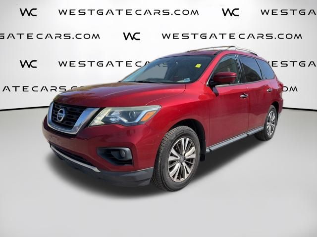 Red (Scarlet Ember) 2018 Nissan Pathfinder SL 4WD SUV / Crossover Four-Wheel Drive Continuously Variable Transmission