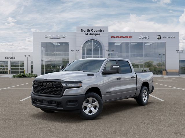 Billet Silver Metallic 2026 RAM 1500 Tradesman Crew Cab 4WD Pickup Truck Four-Wheel Drive 8-Speed Automatic