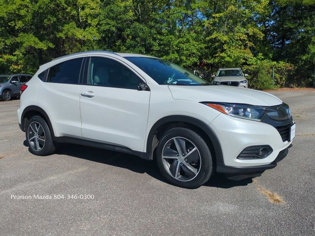Platinum White 2022 Honda HR-V SUV / Crossover All-Wheel Drive Continuously Variable Transmission