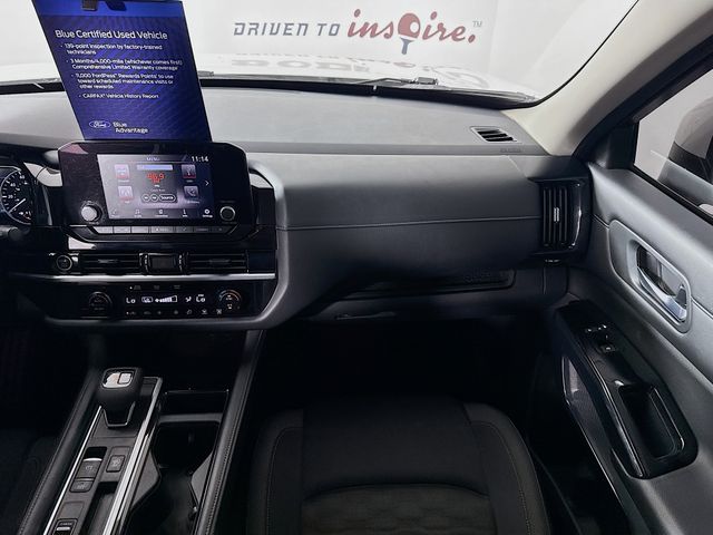 2022 Glacier White Nissan Pathfinder S FWD SUV