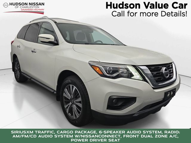 Pearl White Tricoat 2019 Nissan Pathfinder SV 4WD SUV / Crossover Four-Wheel Drive Continuously Variable Transmission