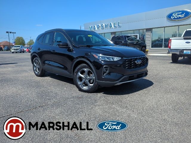 Black Metallic 2025 Ford Escape Hybrid SUV / Crossover All-Wheel Drive Continuously Variable Transmission
