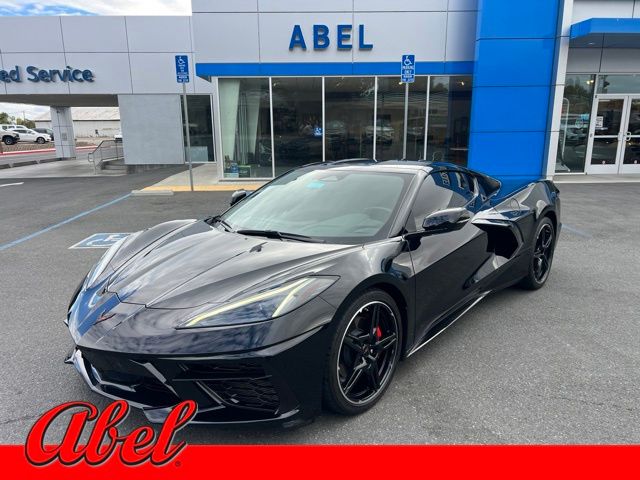 Black 2024 Chevrolet Corvette Coupe Rear-Wheel Drive 8-Speed Dual Clutch