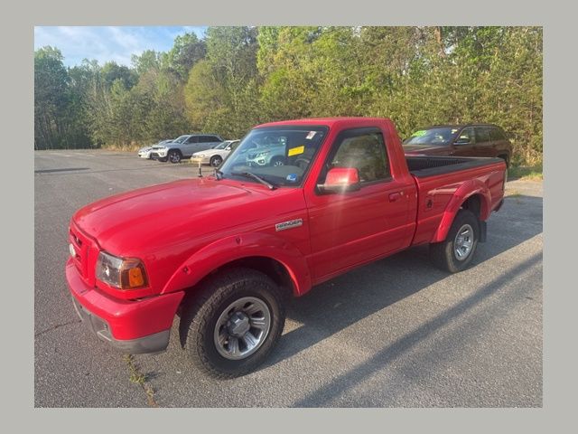 Red 2007 Ford Ranger Sport Pickup Truck Rear-Wheel Drive 5-Speed Automatic Overdrive