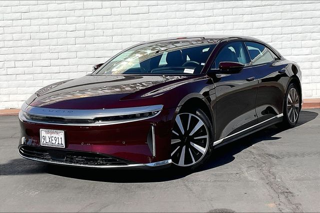 Zenith Red Metallic 2024 Lucid Air Touring AWD Sedan All-Wheel Drive 1-Speed Automatic