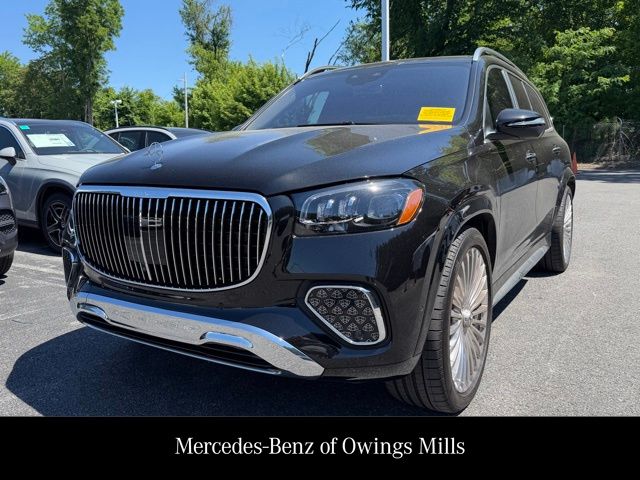 Obsidian Black Metallic 2024 Mercedes-Benz GLS 600 Mercedes-Maybach 4MATIC SUV / Crossover All-Wheel Drive 9-Speed Automatic