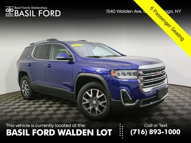 Ultra Blue Metallic 2023 GMC Acadia SUV / Crossover Four-Wheel Drive 9-Speed Automatic