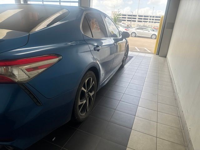 2018 Toyota Camry SE Blue at Cook Ford