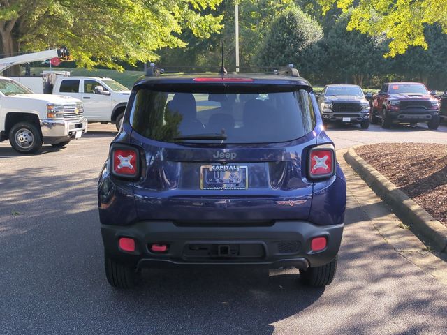 Used 2017 Blue Jeep Trailhawk image 4
