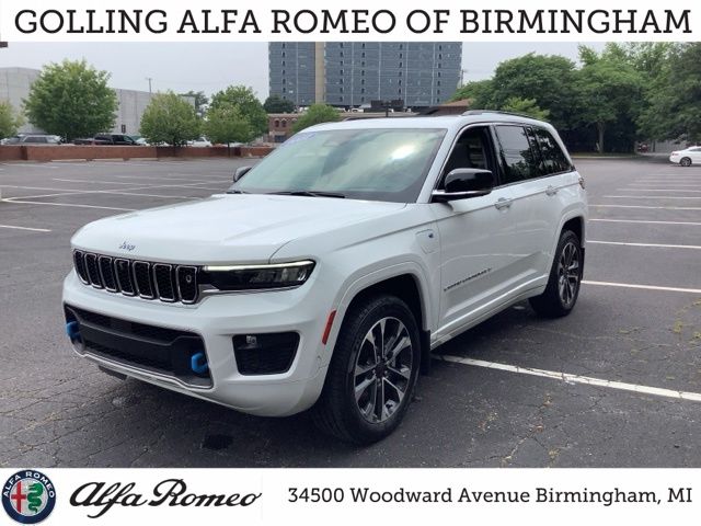Bright White Clearcoat 2022 Jeep Grand Cherokee 4xe SUV / Crossover Four-Wheel Drive 8-Speed Automatic