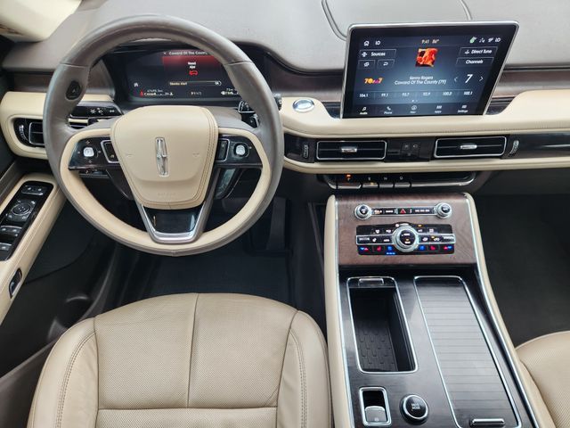 2021 Lincoln Aviator Reserve White at Bayshore Chrysler Jeep Dodge Ram