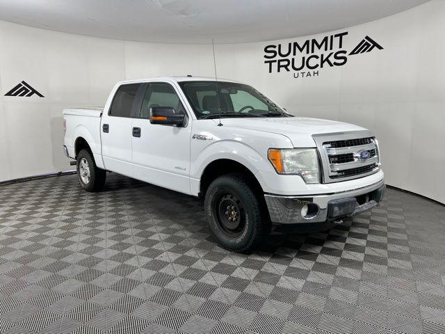 Oxford White 2013 Ford F-150 XLT SuperCrew 4WD Pickup Truck Four-Wheel Drive 6-Speed Automatic