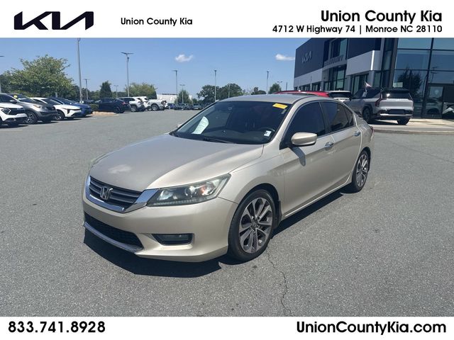 Champagne Frost Pearl 2014 Honda Accord Sedan Front-Wheel Drive Continuously Variable Transmission