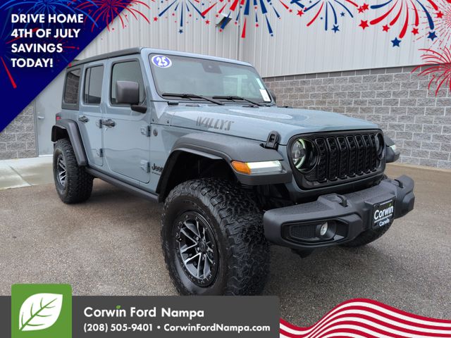 Anvil Clear Coat 2025 Jeep Wrangler SUV / Crossover Four-Wheel Drive 8-Speed Automatic