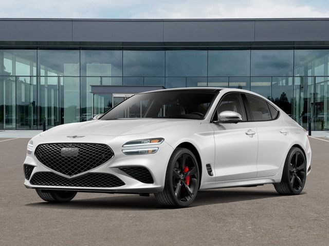 Uyuni White 2026 Genesis G70 3.3T Sport Prestige AWD Sedan All-Wheel Drive 8-Speed Automatic