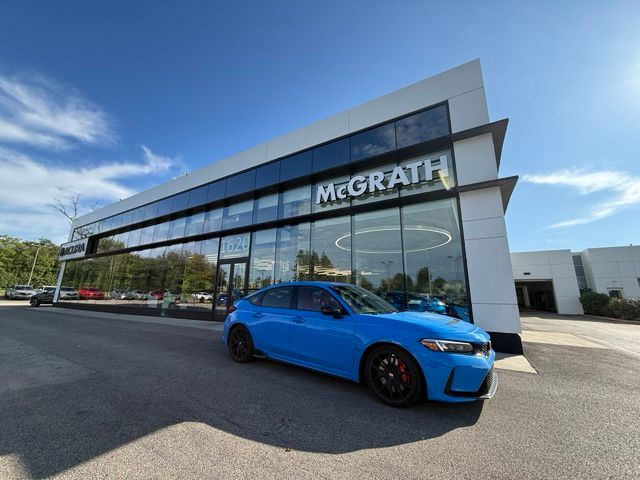 Boost Blue Pearl 2025 Honda Civic Type R Hatchback Front-Wheel Drive 6-Speed Manual