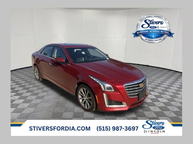 Red Obsession Tintcoat 2017 Cadillac CTS Sedan All-Wheel Drive 8-Speed Automatic