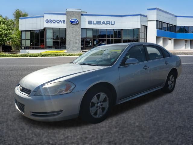 Blade Silver Metallic 2009 Chevrolet Impala Sedan Front-Wheel Drive 4-Speed Automatic Overdrive