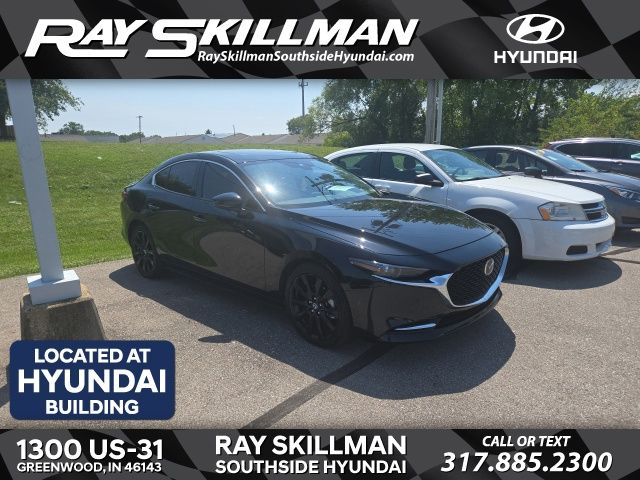 Jet Black 2022 Mazda MAZDA3 Sedan All-Wheel Drive 6-Speed Automatic