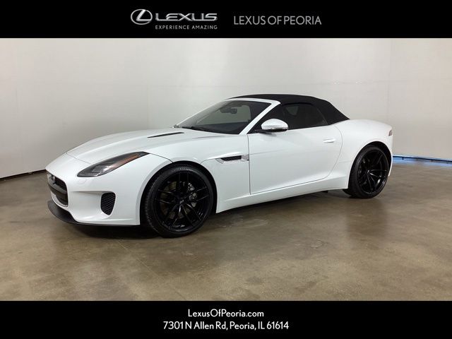 Yulong White Metallic 2018 Jaguar F-TYPE Convertible Rear-Wheel Drive 8-Speed Automatic