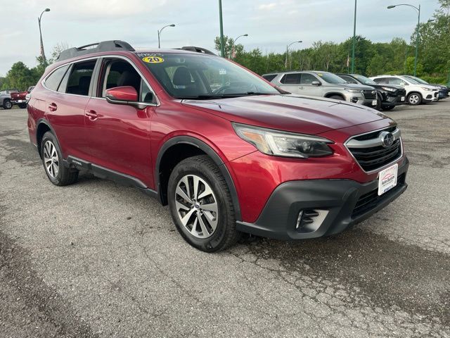 Crimson Red Pearl 2020 Subaru Outback Premium AWD SUV / Crossover All-Wheel Drive Continuously Variable Transmission