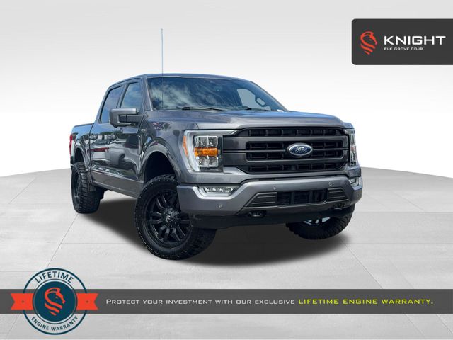 Gray Metallic 2021 Ford F-150 Pickup Truck Four-Wheel Drive Automatic