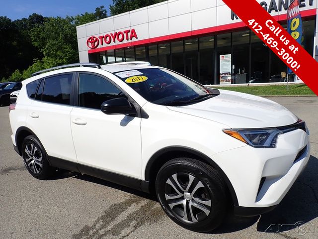Super White 2017 Toyota RAV4 SUV / Crossover All-Wheel Drive 6-Speed Automatic