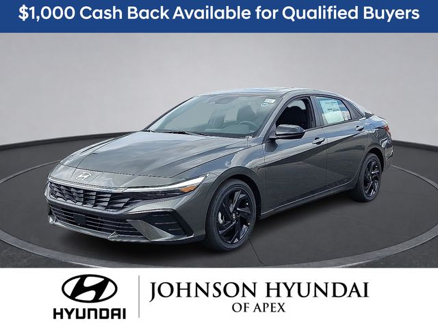Amazon Gray 2026 Hyundai Elantra Sedan Front-Wheel Drive Continuously Variable Transmission