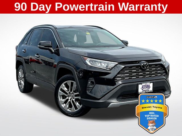 Midnight Black Metallic 2019 Toyota RAV4 SUV / Crossover All-Wheel Drive 8-Speed Automatic