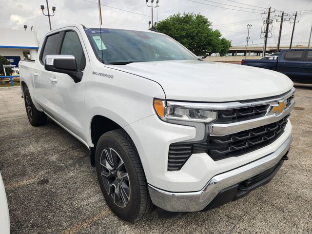 Summit White 2023 Chevrolet Silverado 1500 LT Crew Cab 4WD Pickup Truck Four-Wheel Drive 8-Speed Automatic