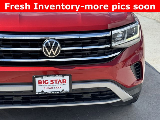 2022 Volkswagen Atlas 3.6L V6 SE w/Technology Blue at DeMontrond Ford
