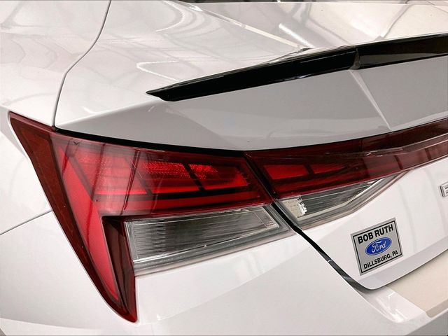 2023 Hyundai Elantra N Line White at Klick Lewis Buick Chevrolet