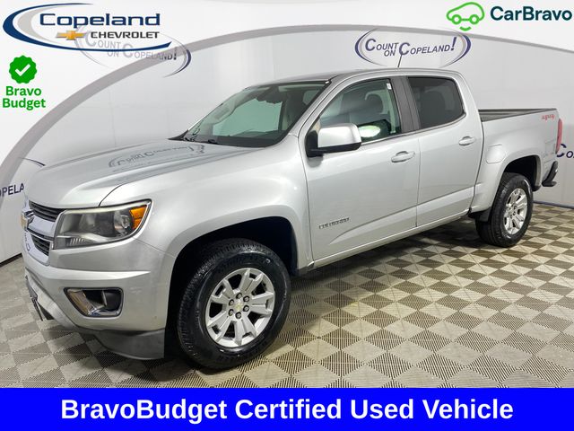 Silver Ice Metallic 2018 Chevrolet Colorado Pickup Truck Four-Wheel Drive 8-Speed Automatic