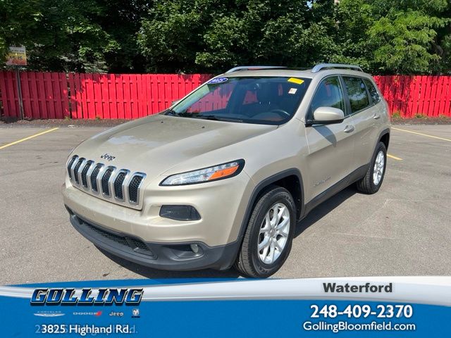 Cashmere Pearlcoat 2015 Jeep Cherokee SUV / Crossover Four-Wheel Drive 9-Speed Automatic