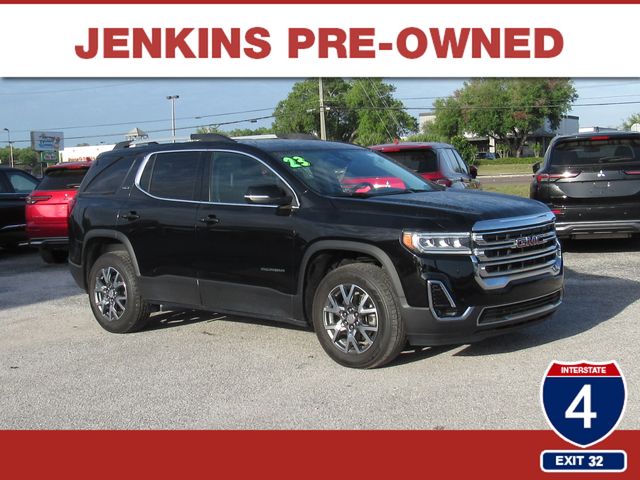 Black (Ebony Twilight Metallic) 2023 GMC Acadia SLT FWD SUV / Crossover Front-Wheel Drive 9-Speed Automatic