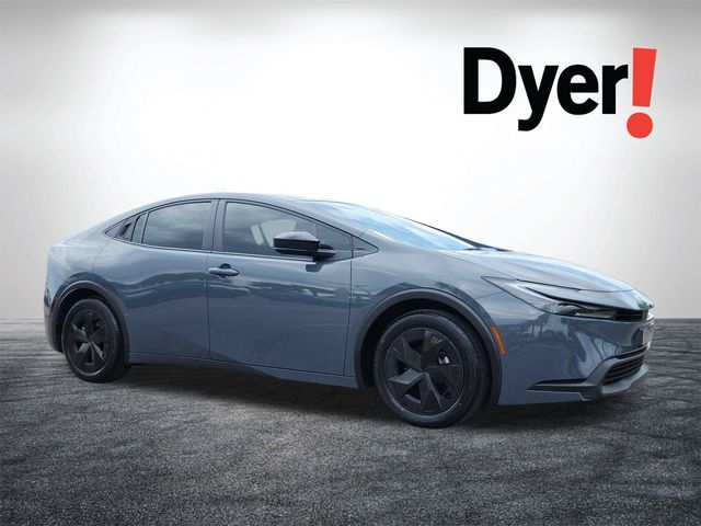 Guardian Gray 2025 Toyota Prius Hatchback Front-Wheel Drive Continuously Variable Transmission
